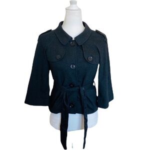 Theory Amadi Knit Trench Jacket